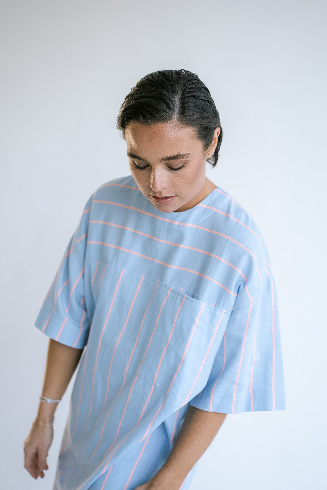 Isaac Dress Blue Orange