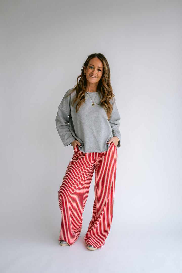 Ada Top Grey Melange