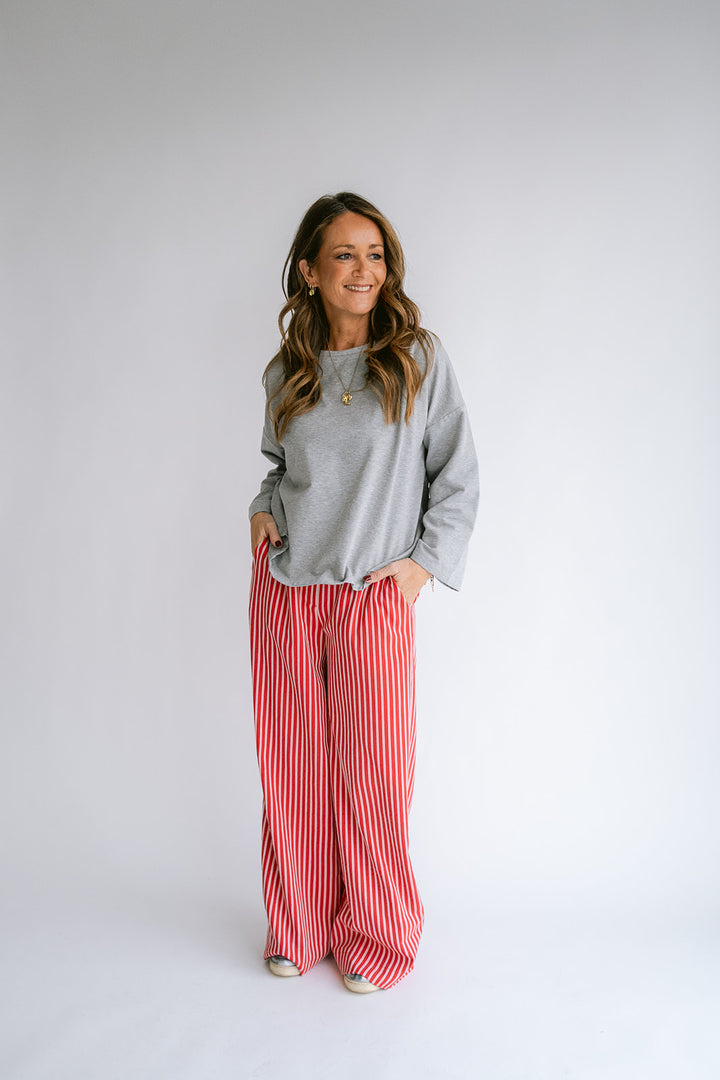 Ada Top Grey Melange