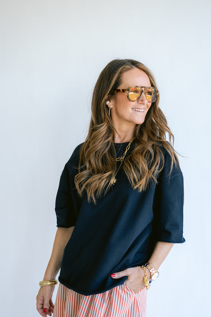 Alix Tee Navy