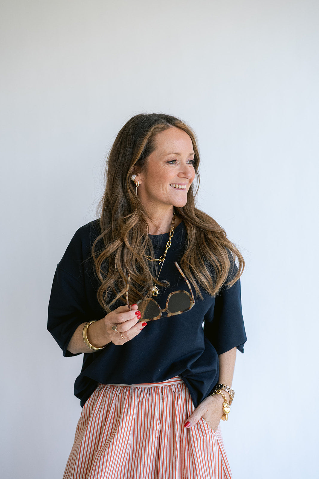 Alix Tee Navy