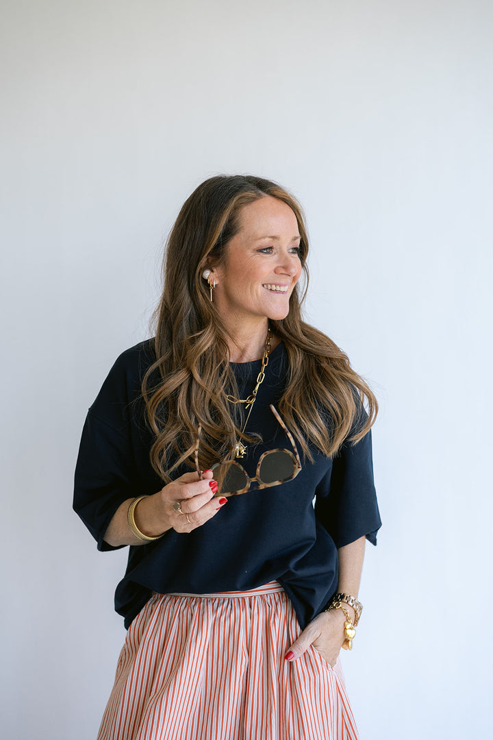 Alix Tee Navy