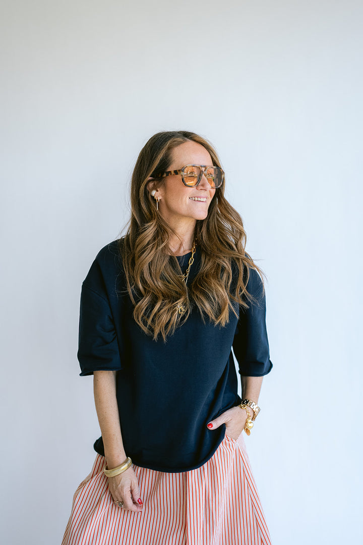 Alix Tee Navy