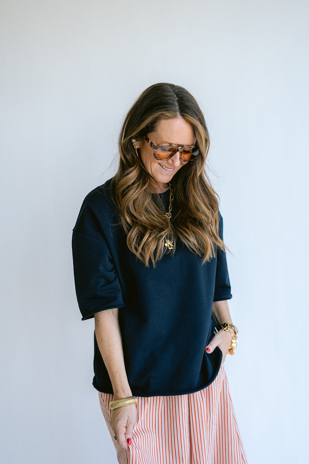 Alix Tee Navy