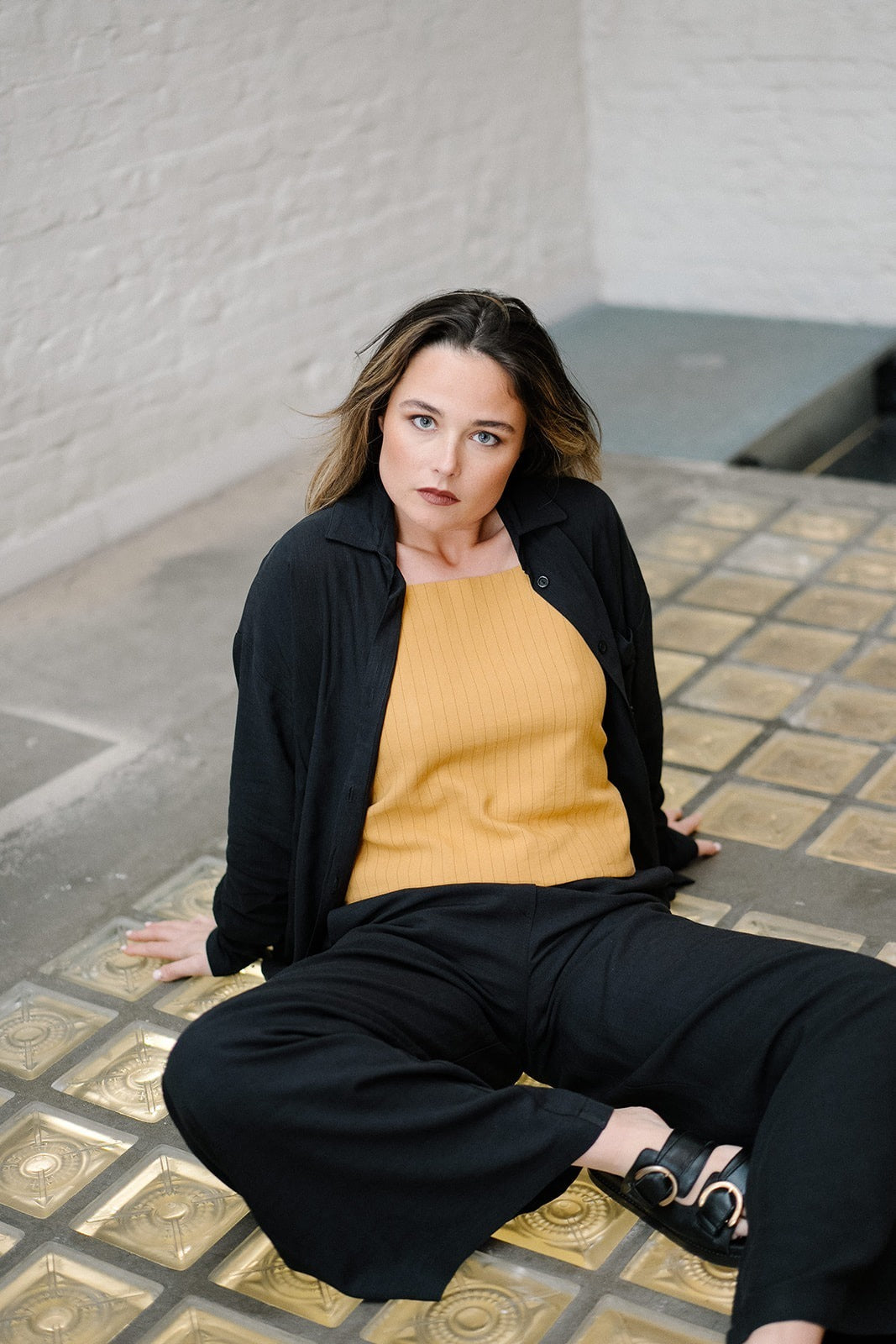 Fem Top Marrakesh Camel Linen