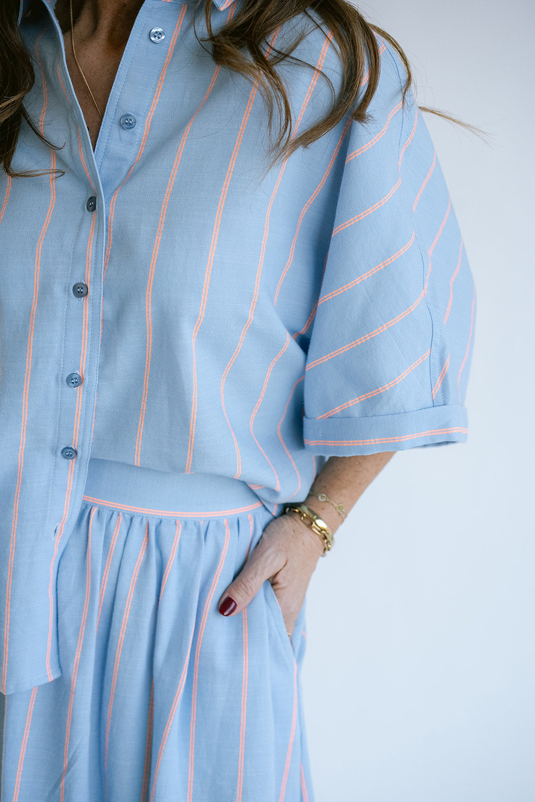 Jax Skirt Blue Orange