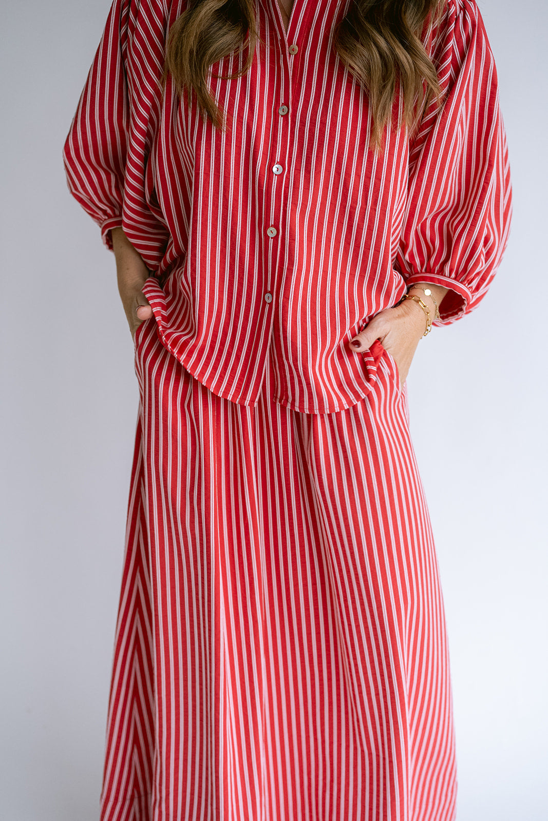 Jax Skirt Red Stripe
