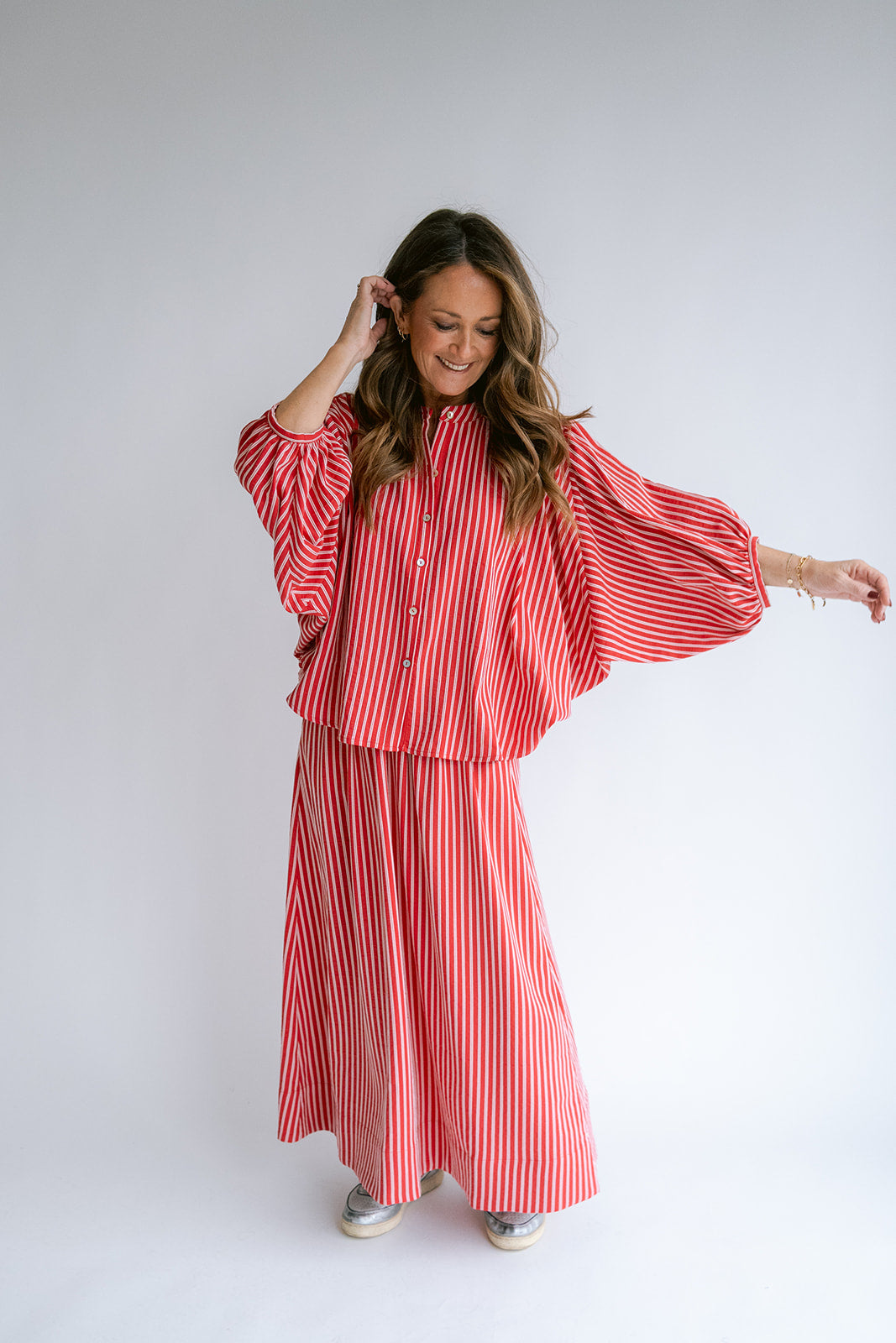 Jax Skirt Red Stripe