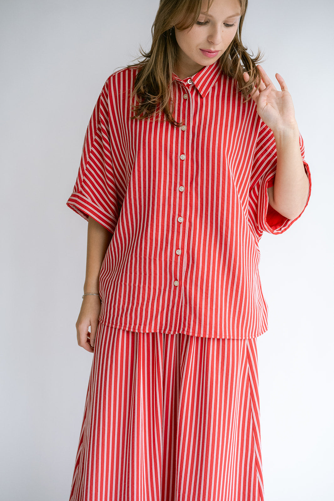 Jax Skirt Red Stripe
