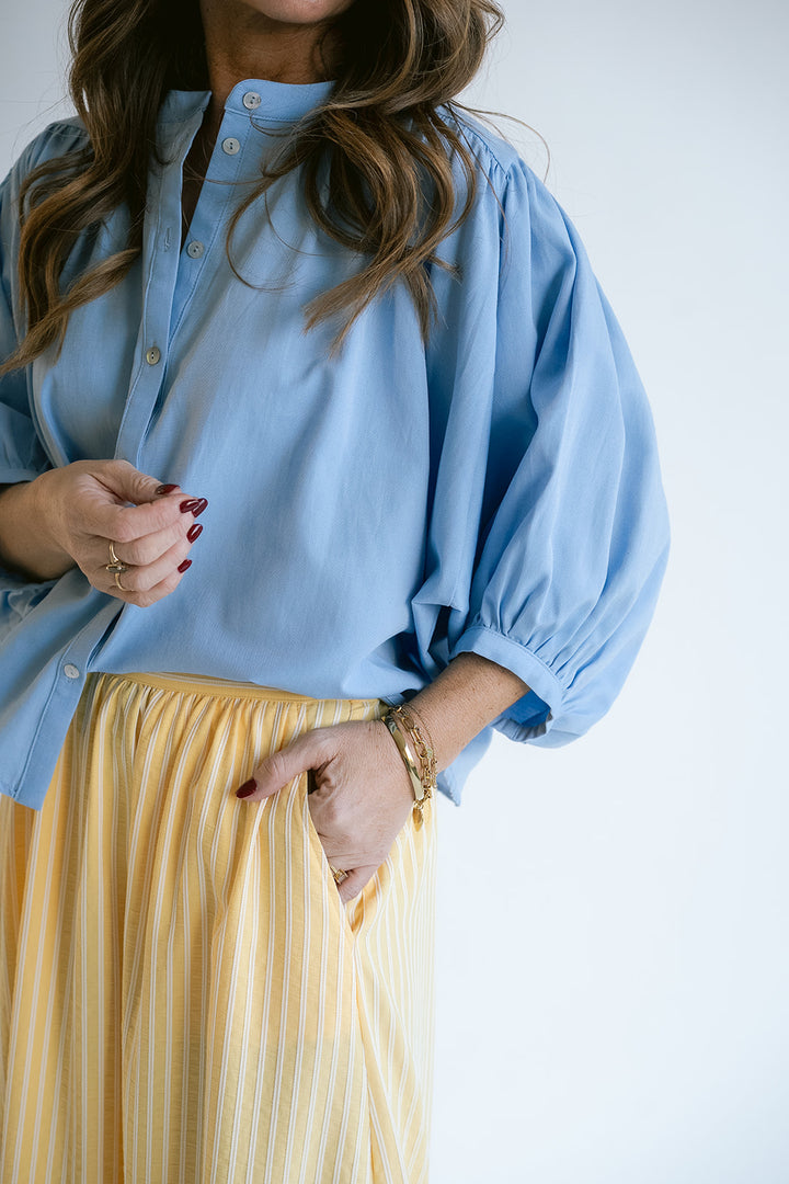 Jax Skirt Yellow White Stripe