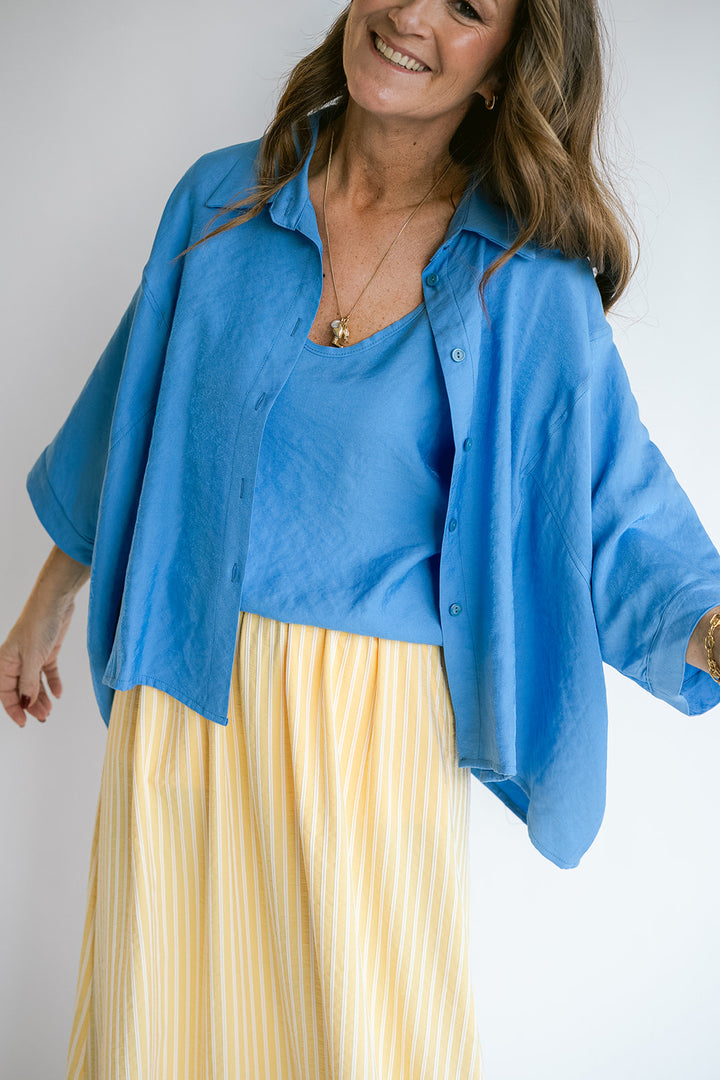 Jax Skirt Yellow White Stripe