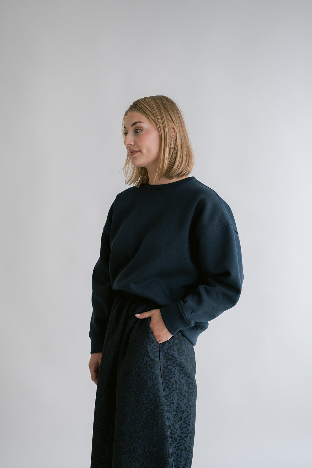 Julia Skirt Navy Flower
