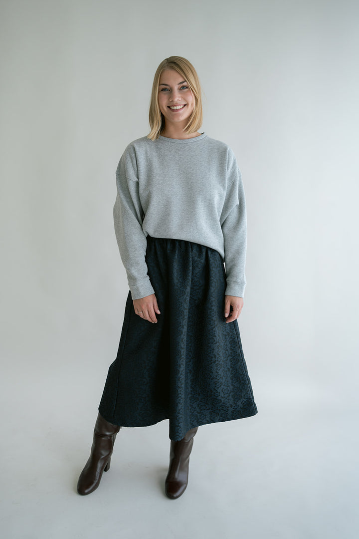 Julia Skirt Navy Flower