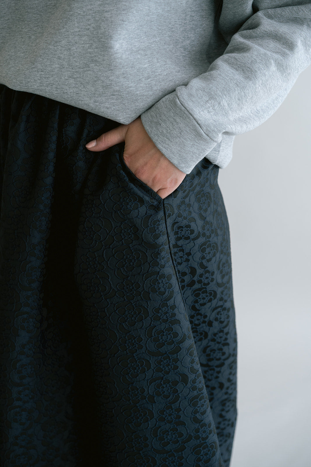 Julia Skirt Navy Flower
