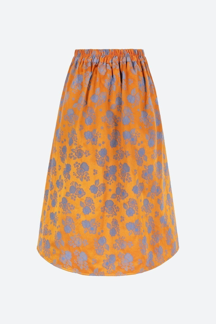 Julia Skirt Orange Flower