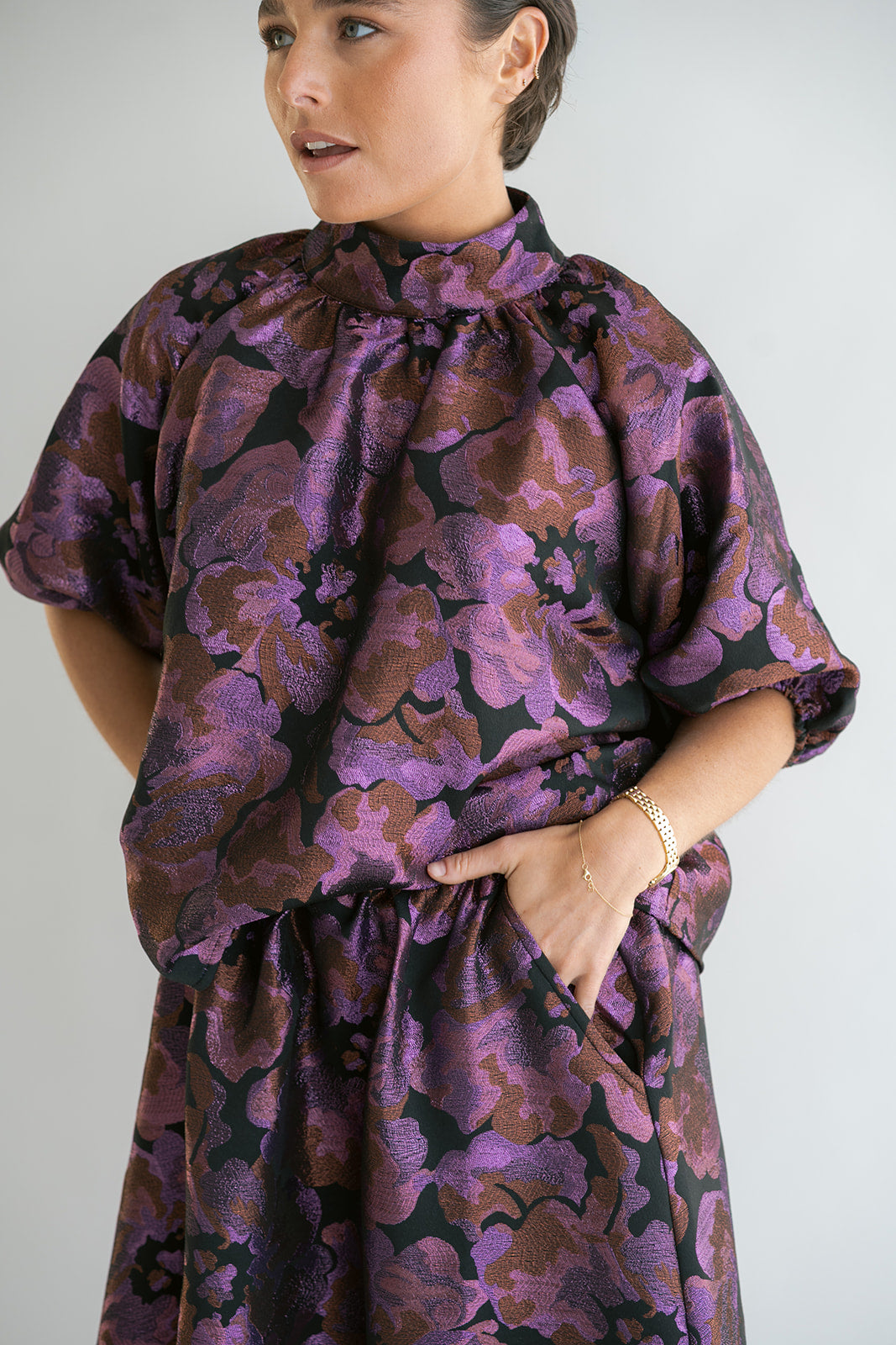 Julia Skirt Party Fuchsia