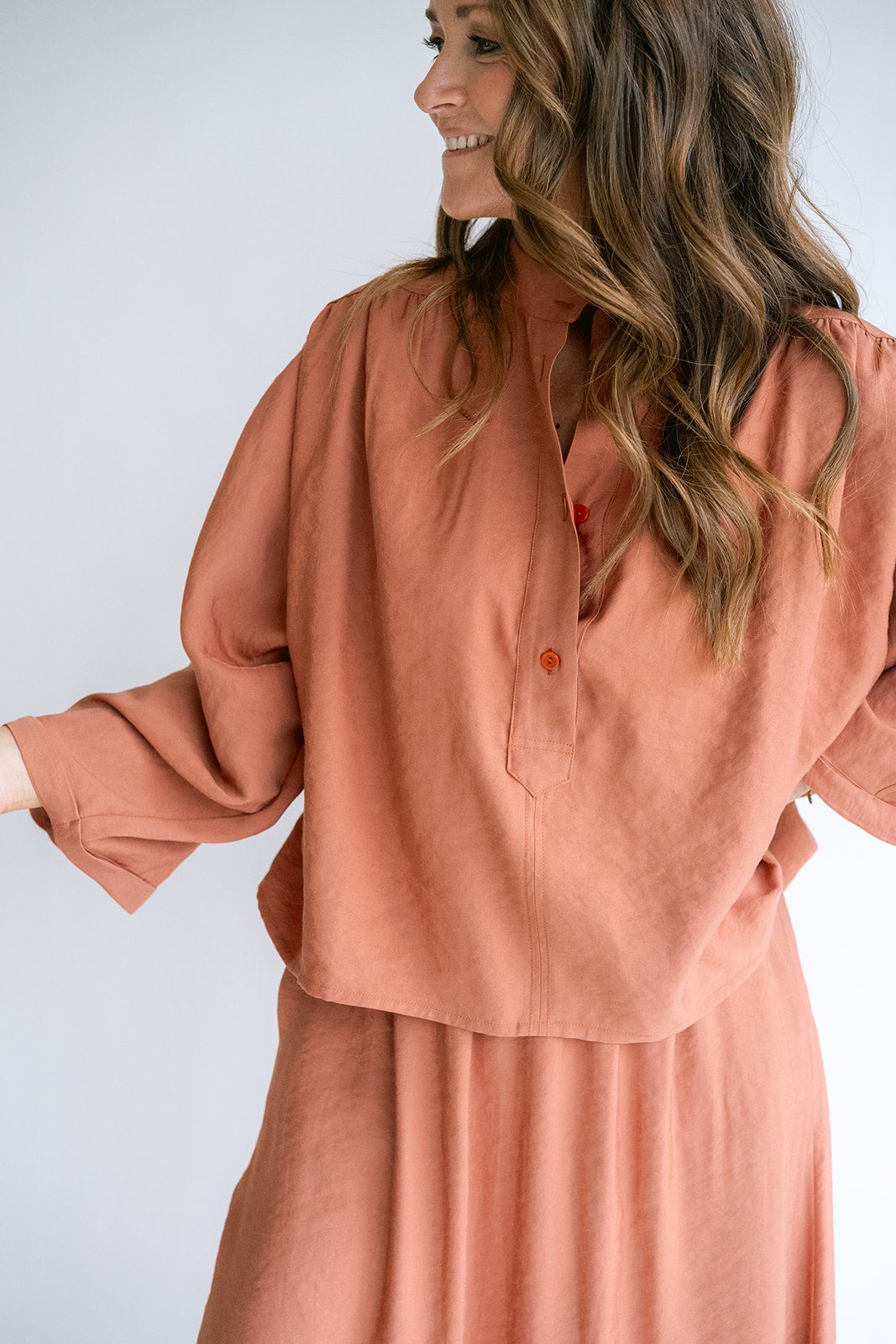 Juliette Skirt Brilliant Rust