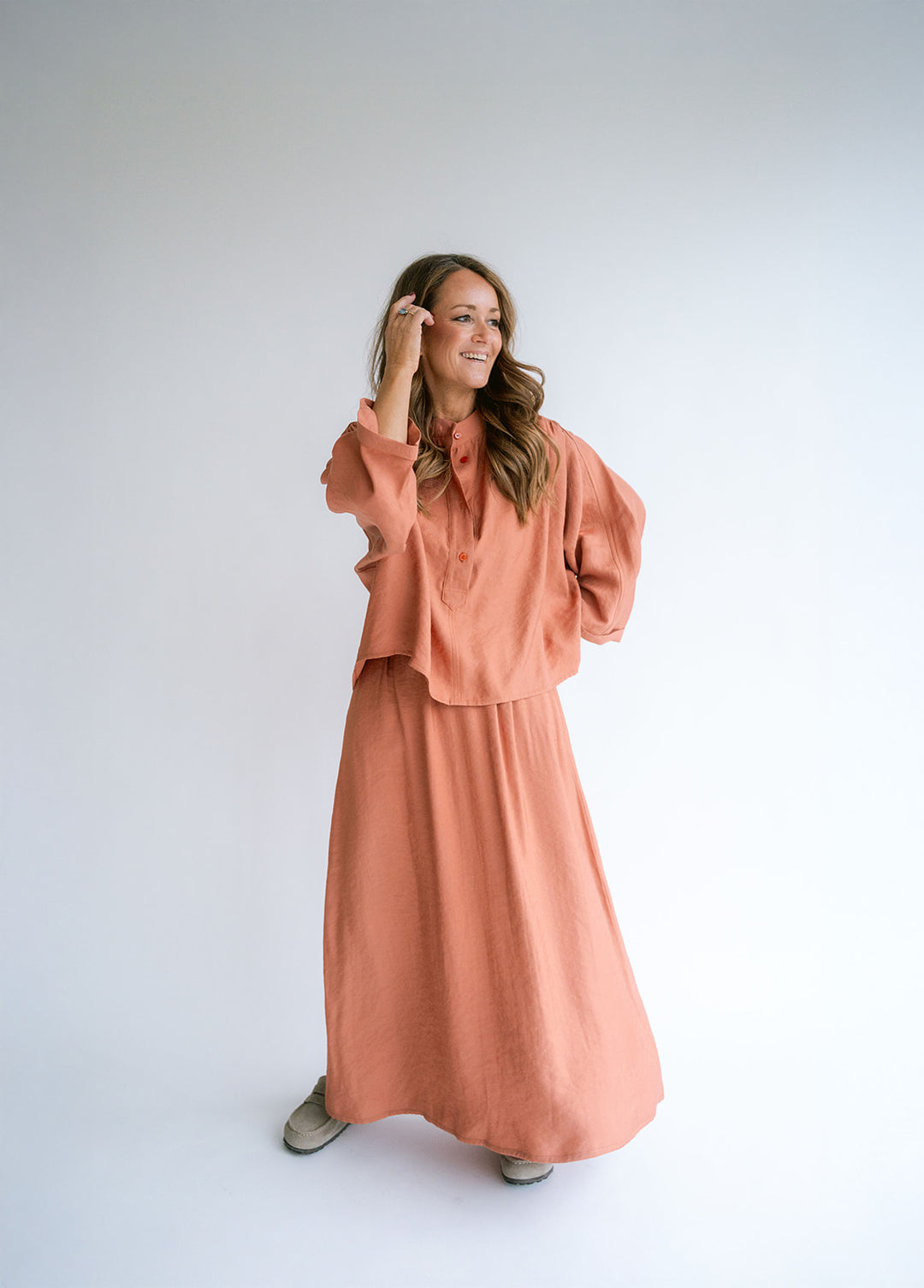 Juliette Skirt Brilliant Rust