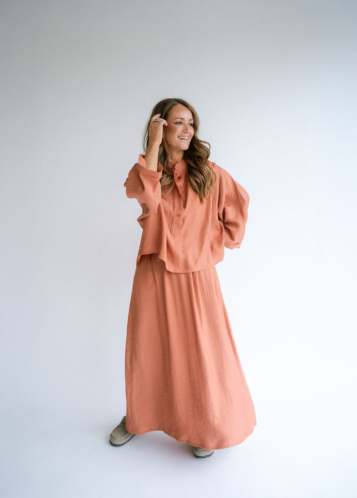Juliette Skirt Brilliant Rust