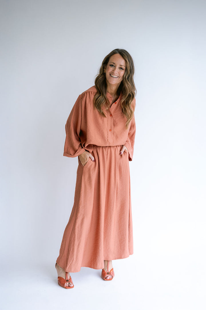 Juliette Skirt Brilliant Rust