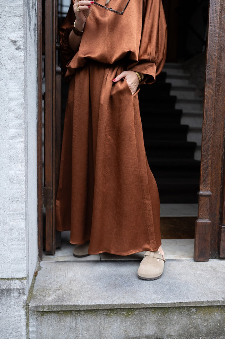 Juliette Skirt Chocolate Brown