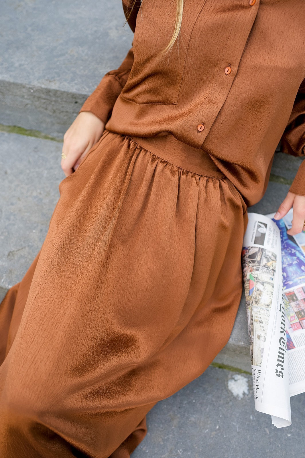 Juliette Skirt Chocolate Brown