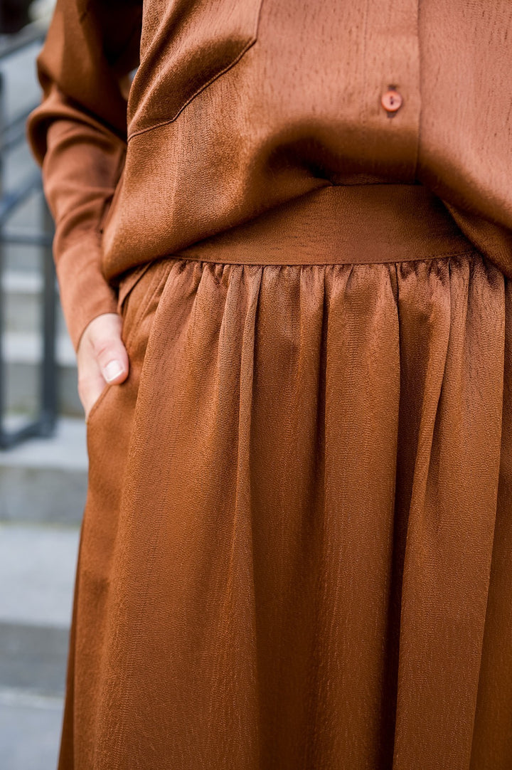 Juliette Skirt Chocolate Brown