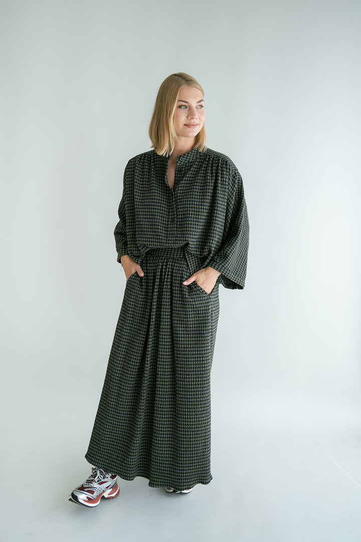 Juliette Skirt Green Small Check