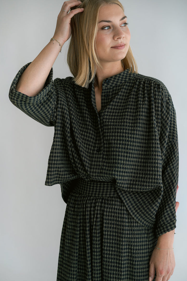 Juliette Skirt Green Small Check