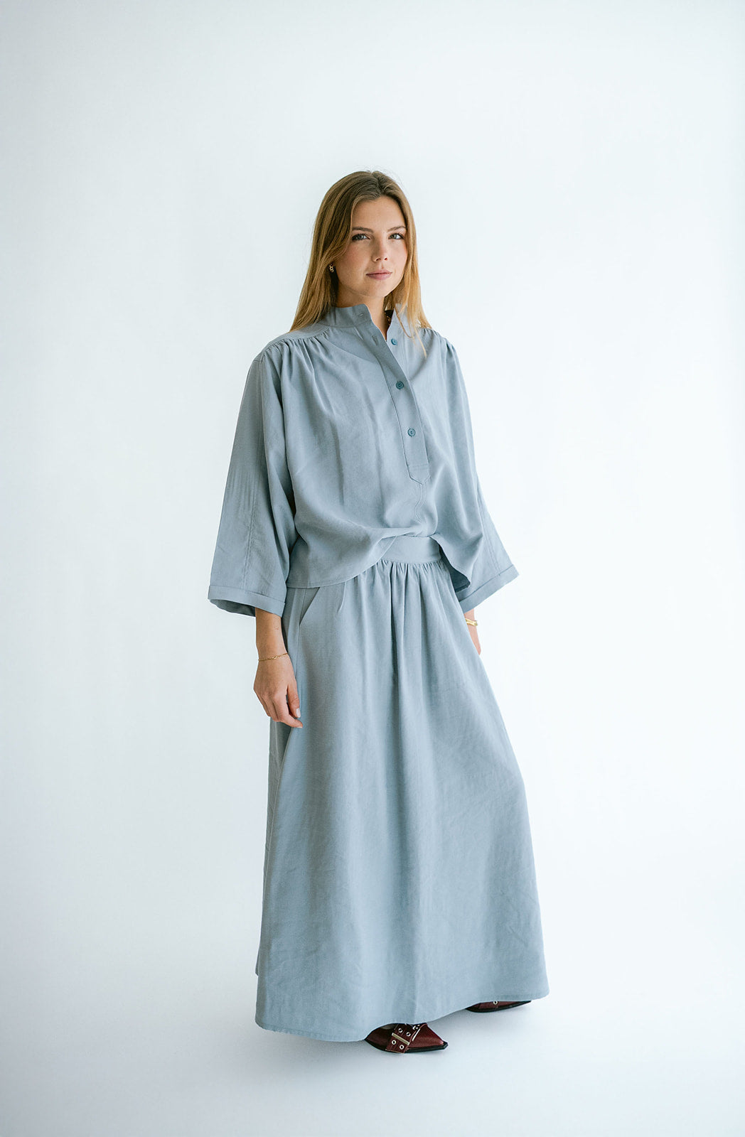 Juliette Skirt Ice Blue Uni