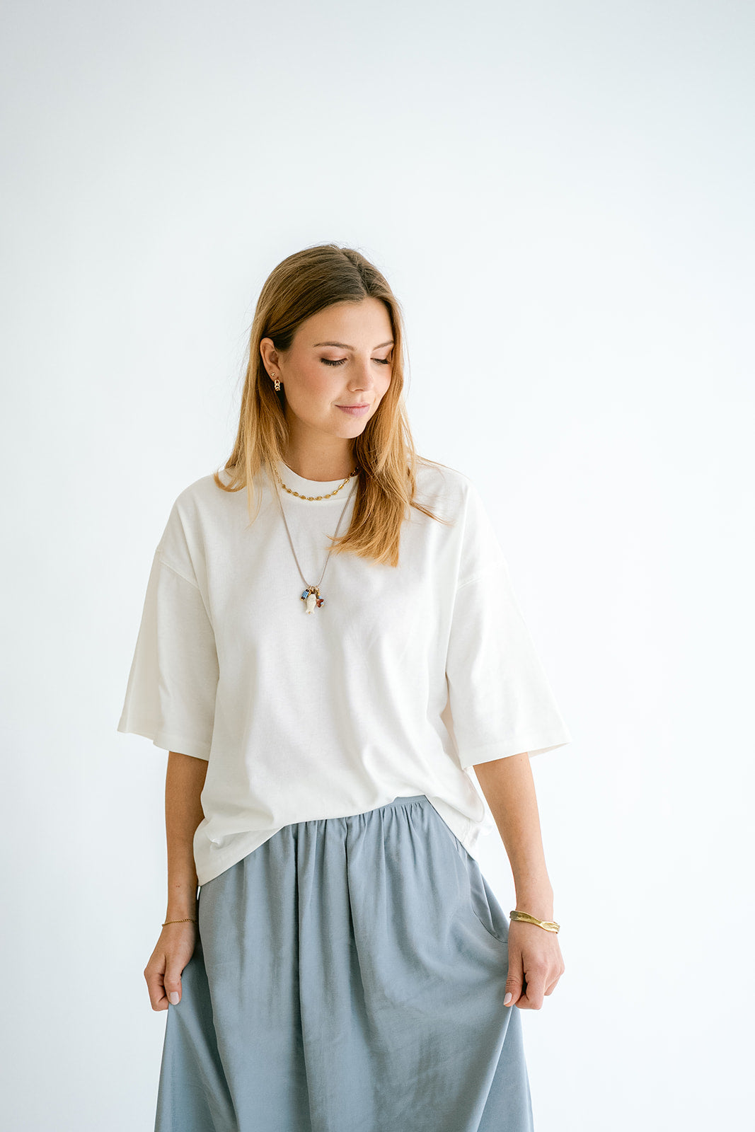 Juliette Skirt Ice Blue Uni