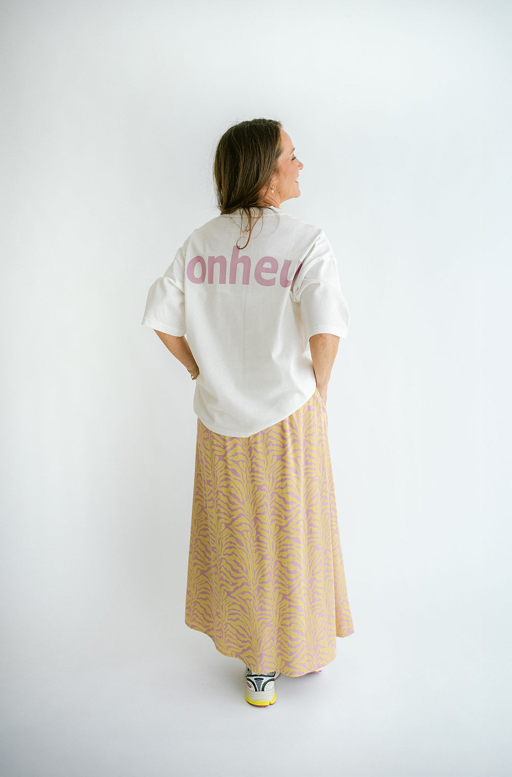 Juliette Skirt Palm Pink Yellow