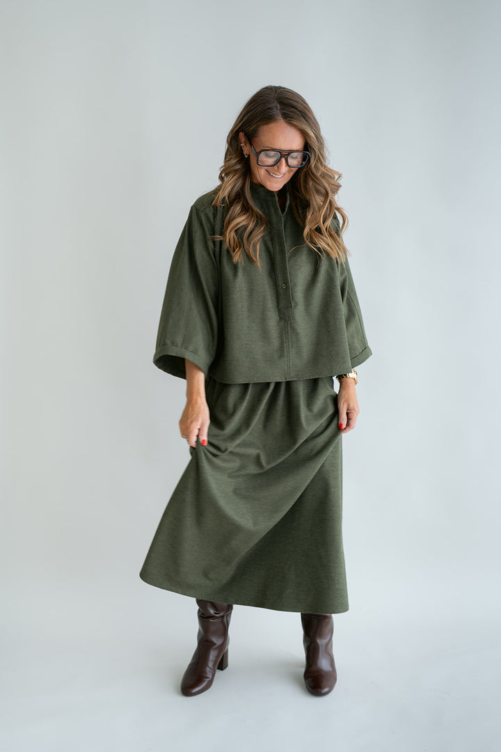 Juliette Skirt Solid Green
