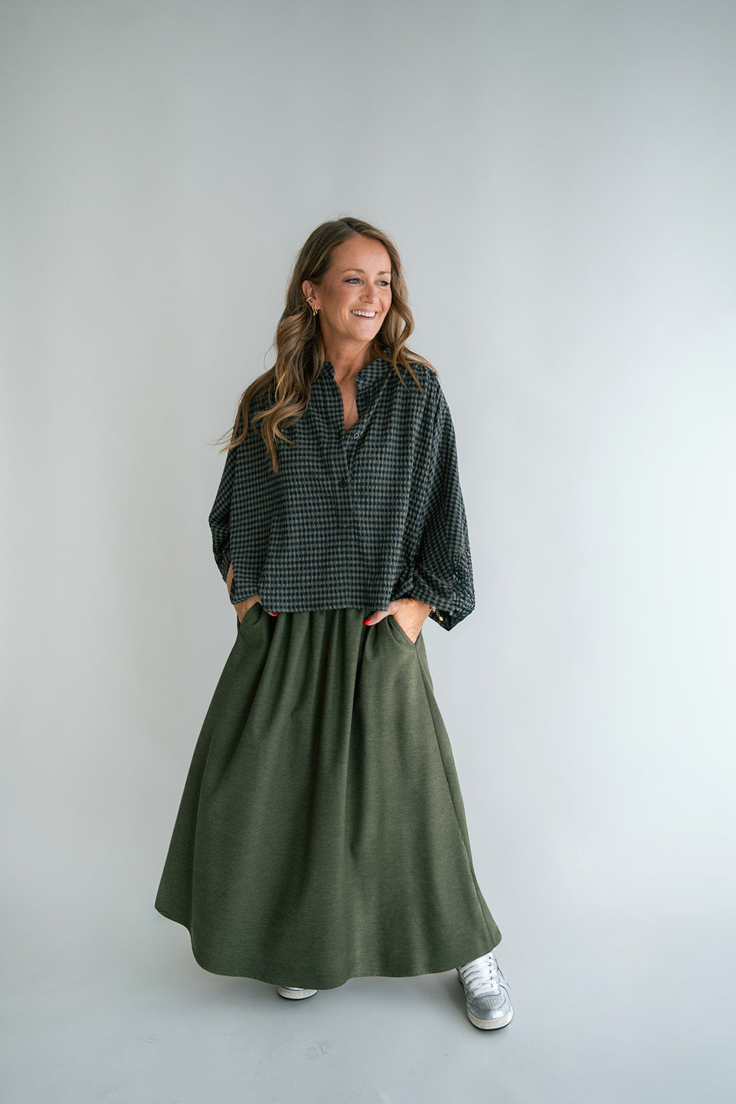 Juliette Skirt Solid Green