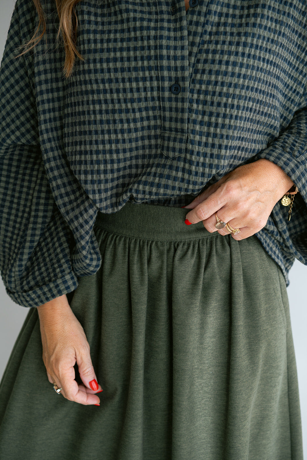 Juliette Skirt Solid Green