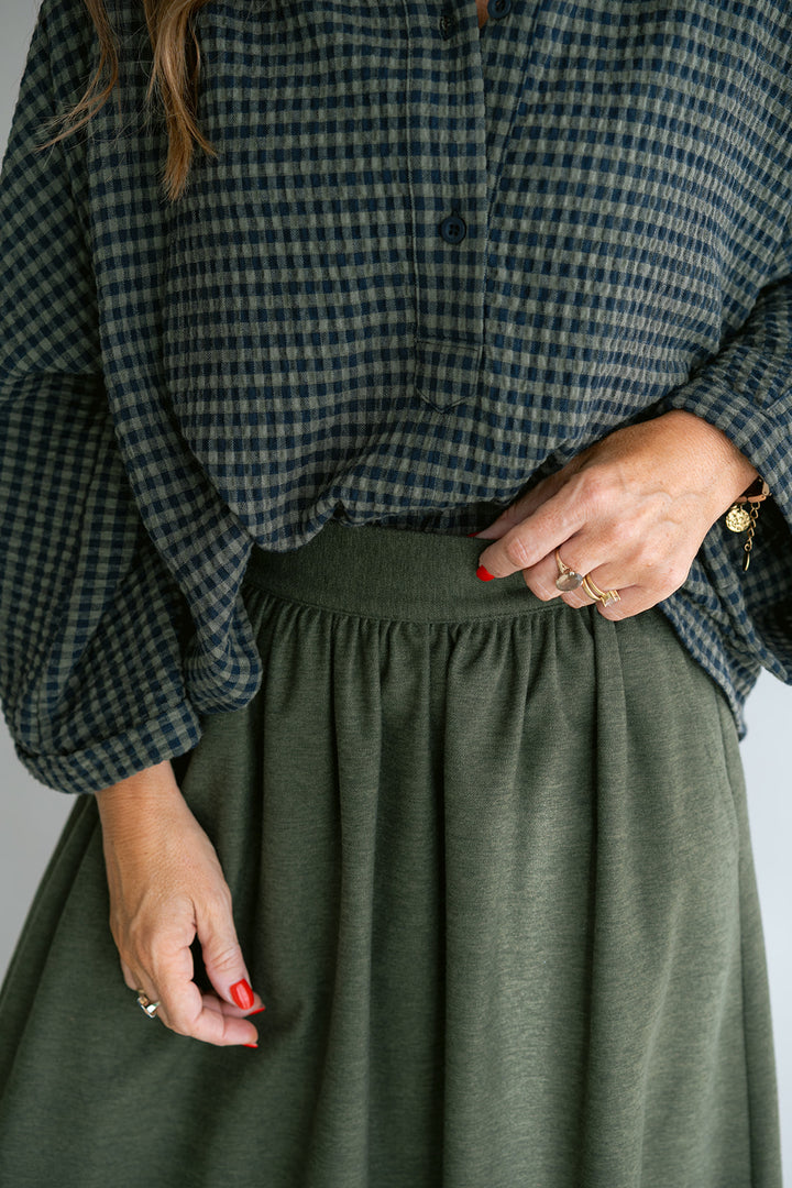 Juliette Skirt Solid Green