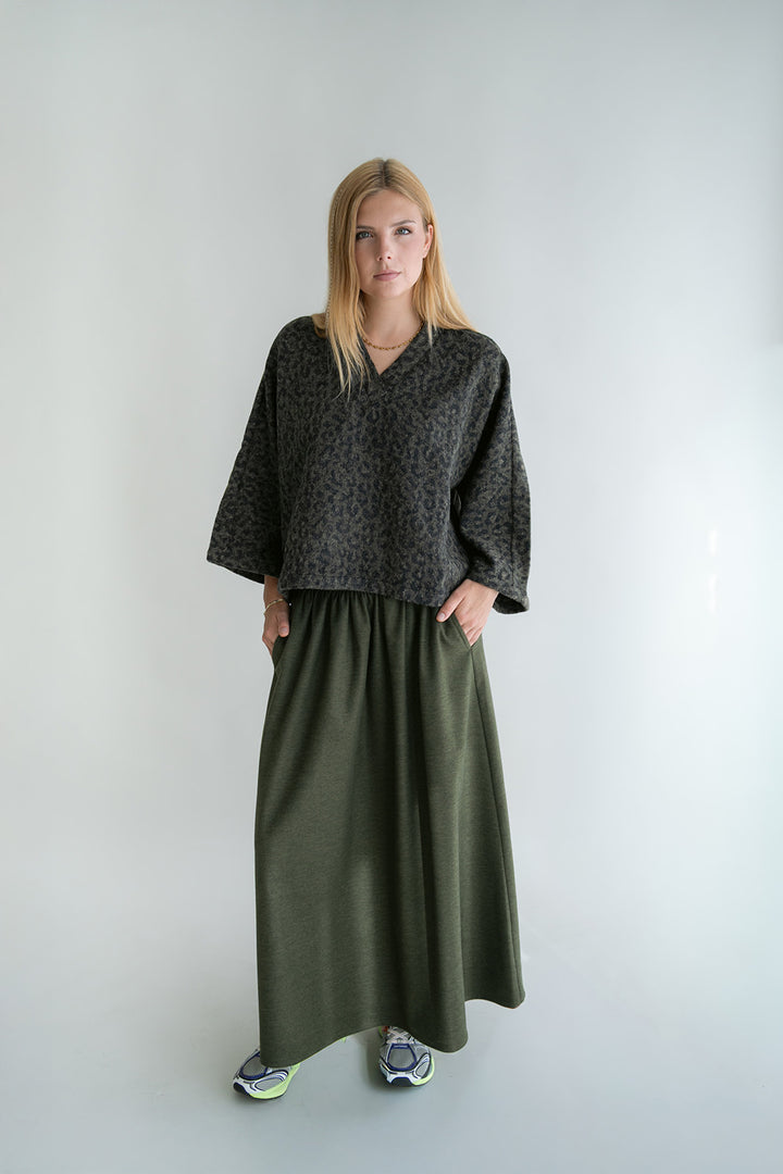 Juliette Skirt Solid Green
