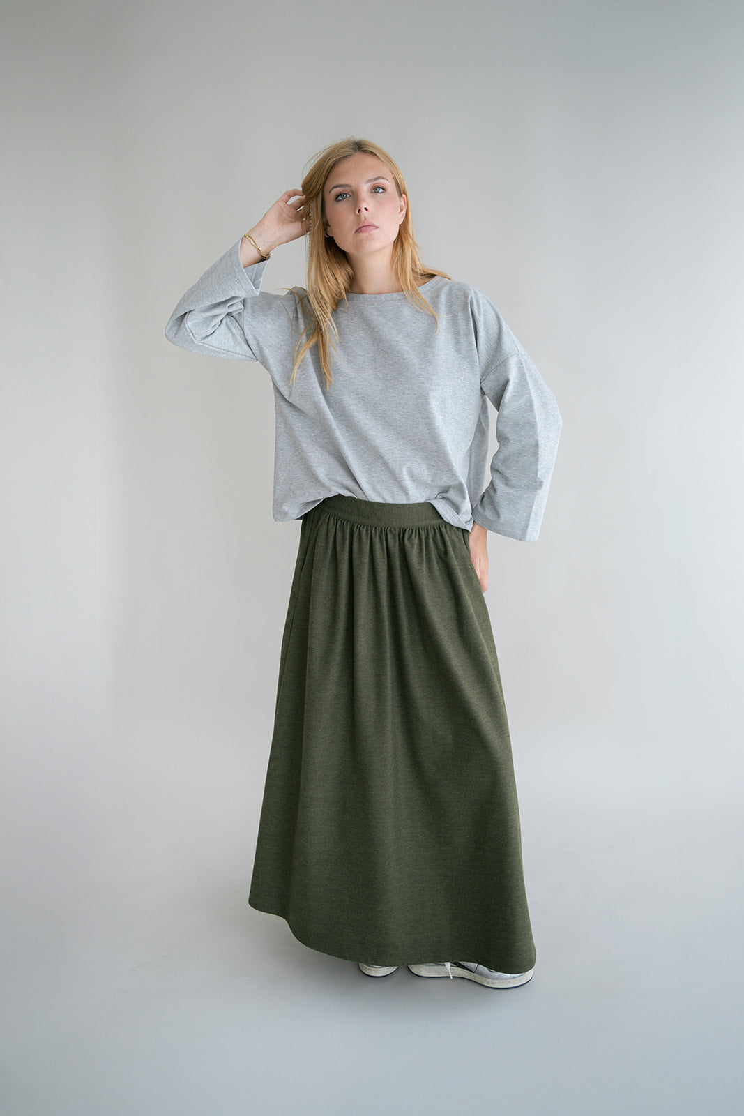Juliette Skirt Solid Green