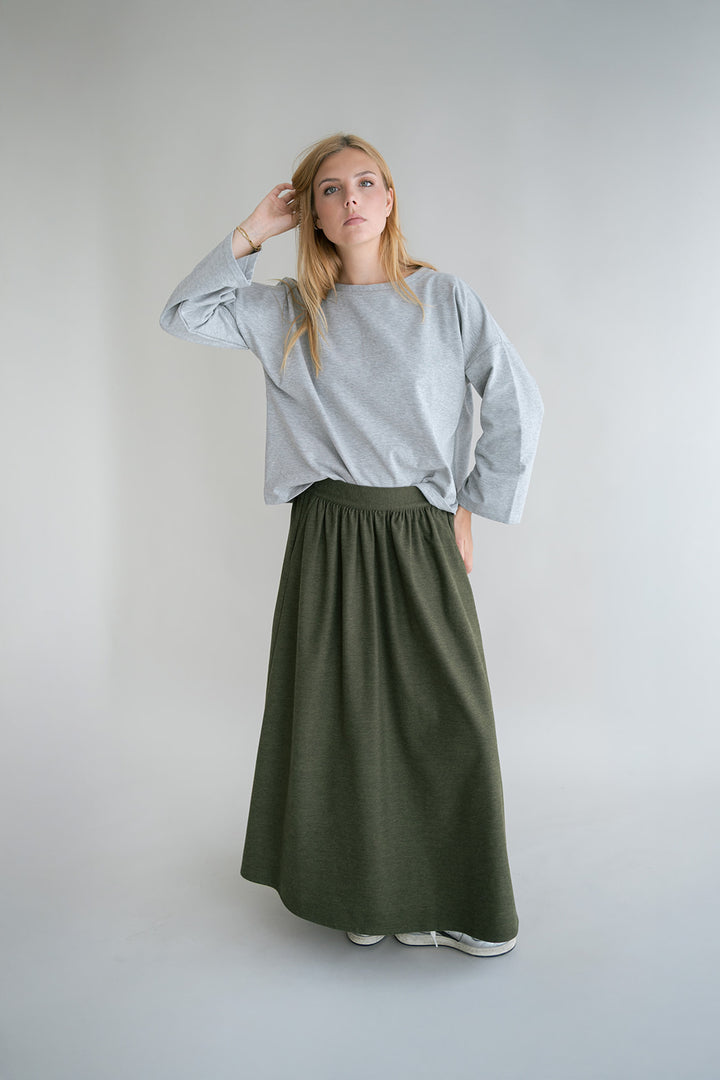 Juliette Skirt Solid Green