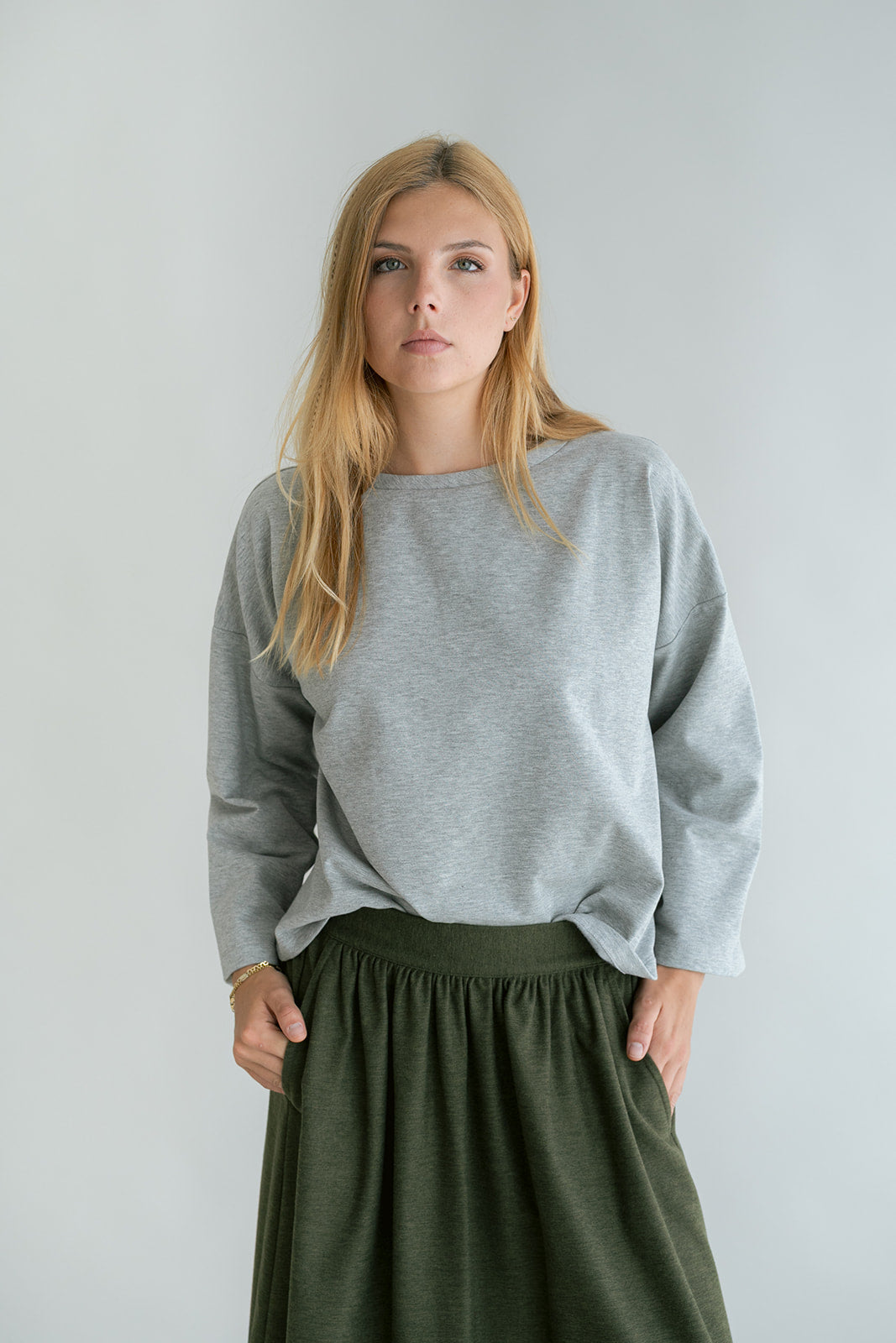Juliette Skirt Solid Green