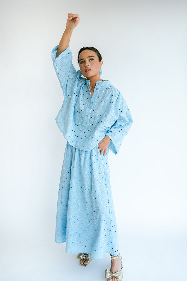 Juliette Skirt Sunflower Blue