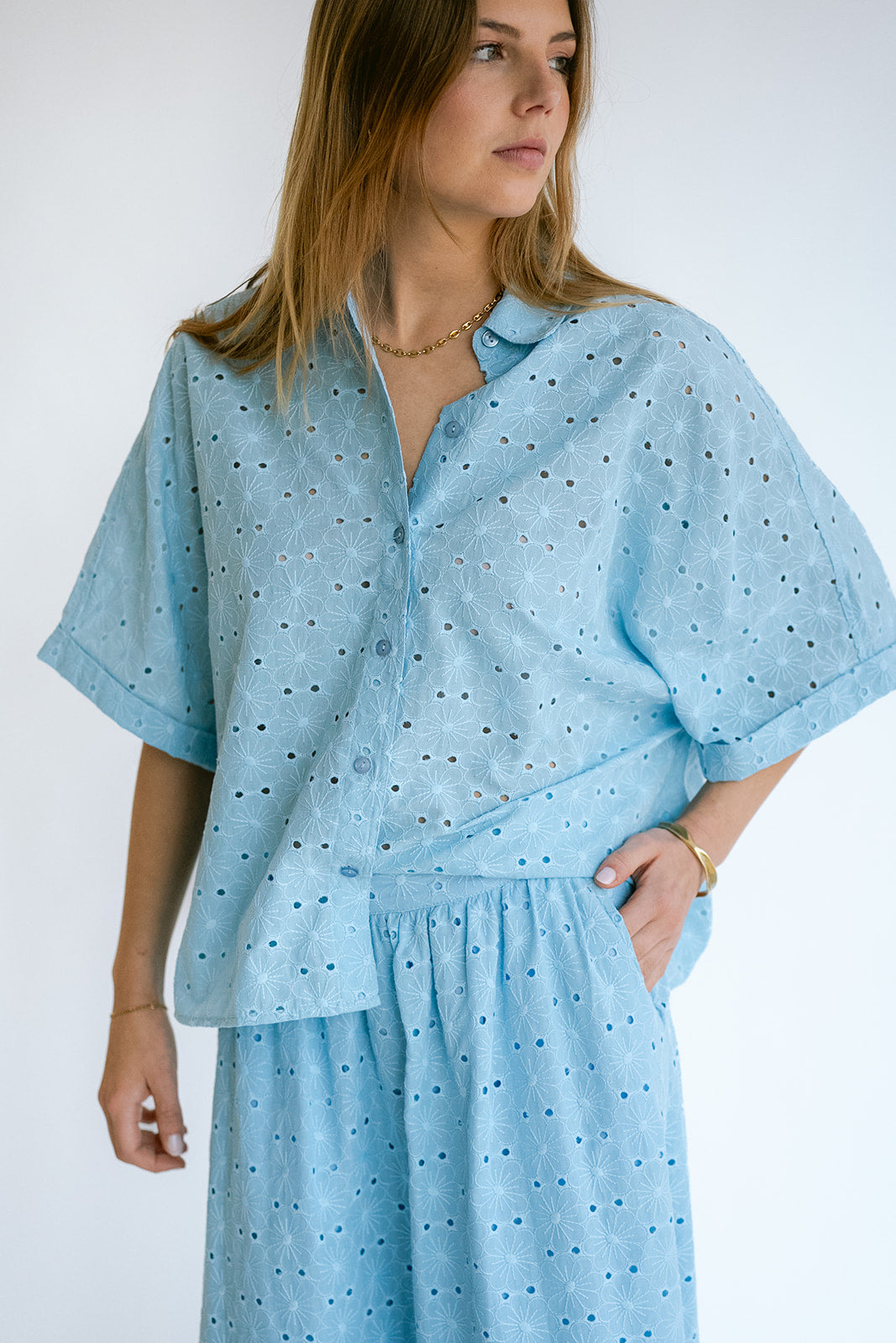 Juliette Skirt Sunflower Blue