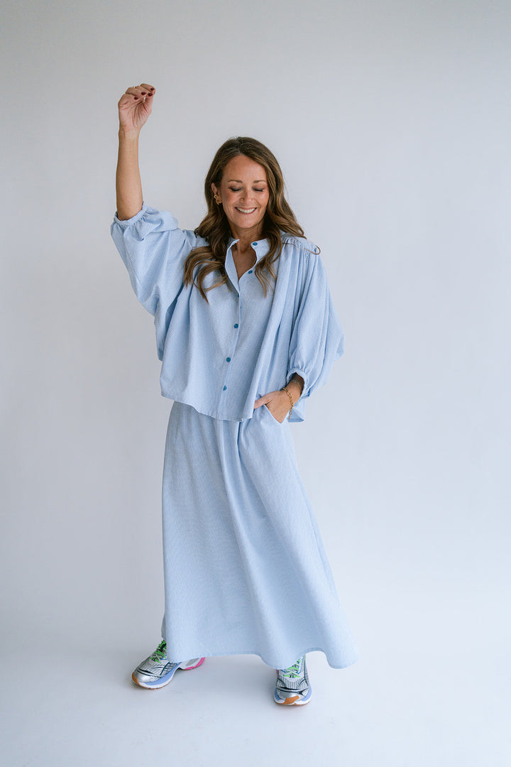 Juliette Skirt Vichy Blue