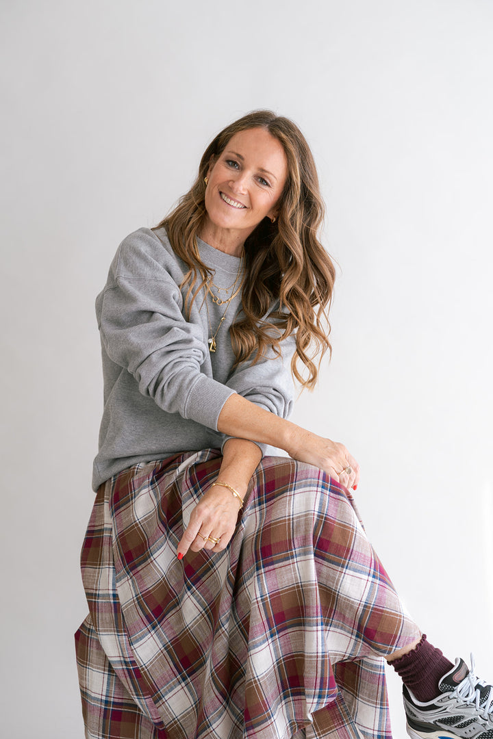June Skirt Square Bordeaux