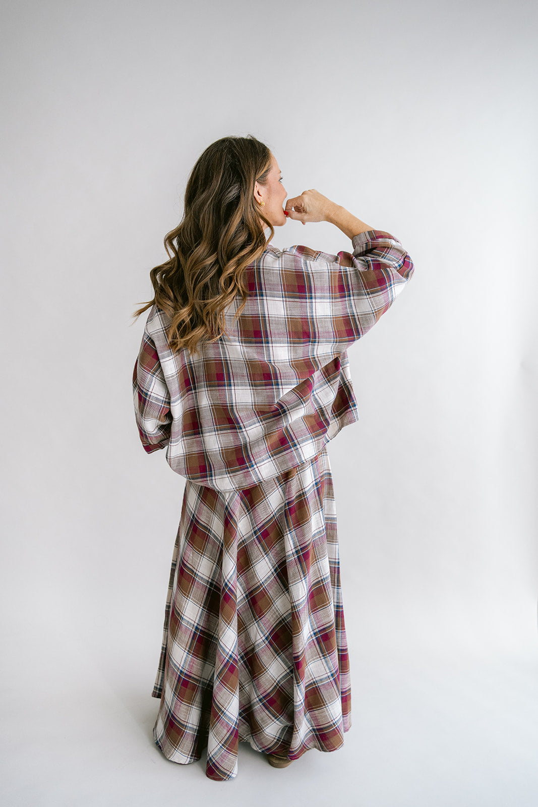 June Skirt Square Bordeaux