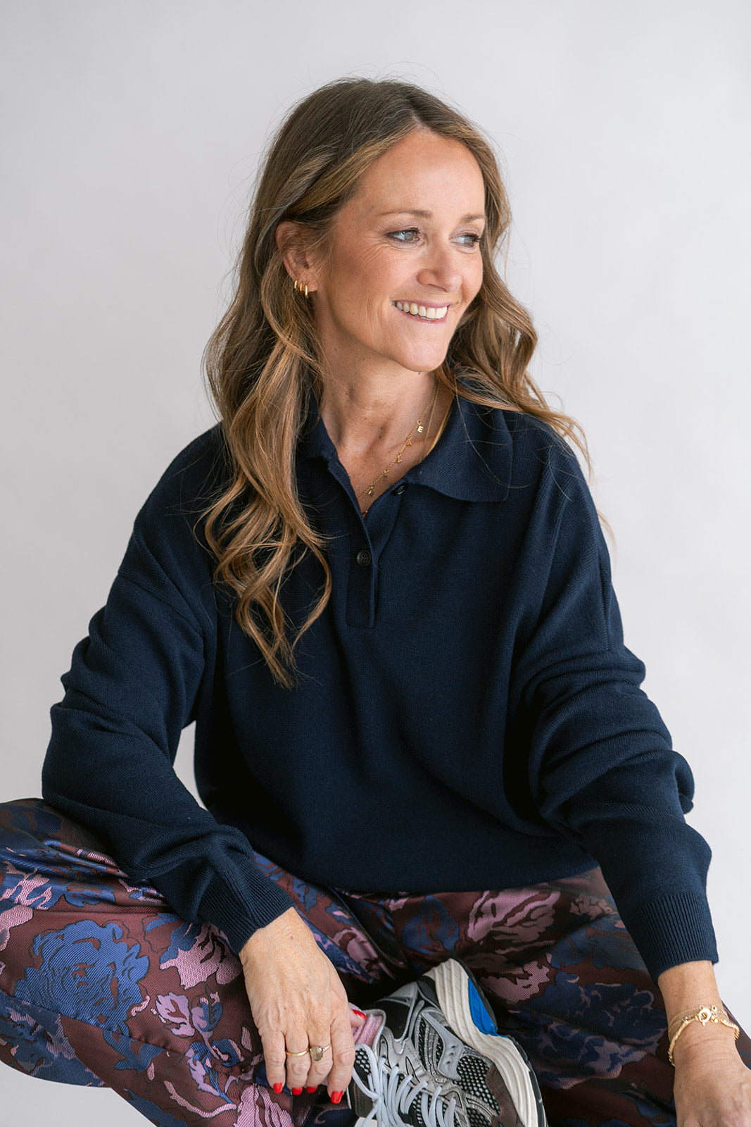 Leonie Polo Uni Navy