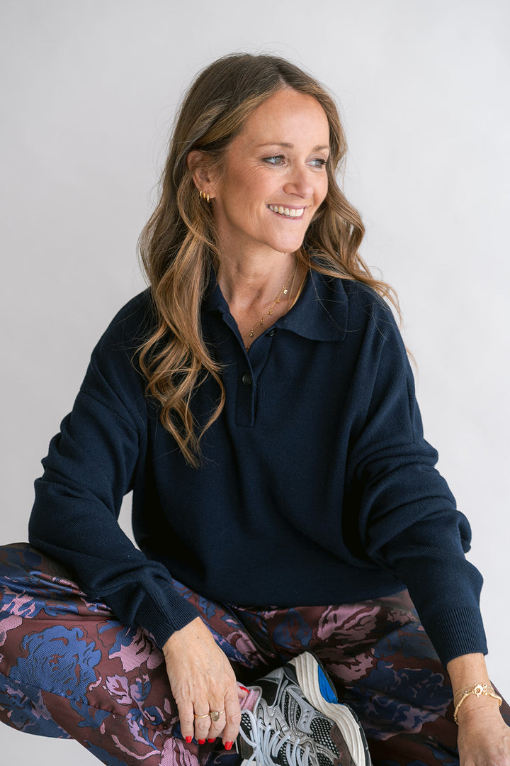 Leonie Polo Uni Navy