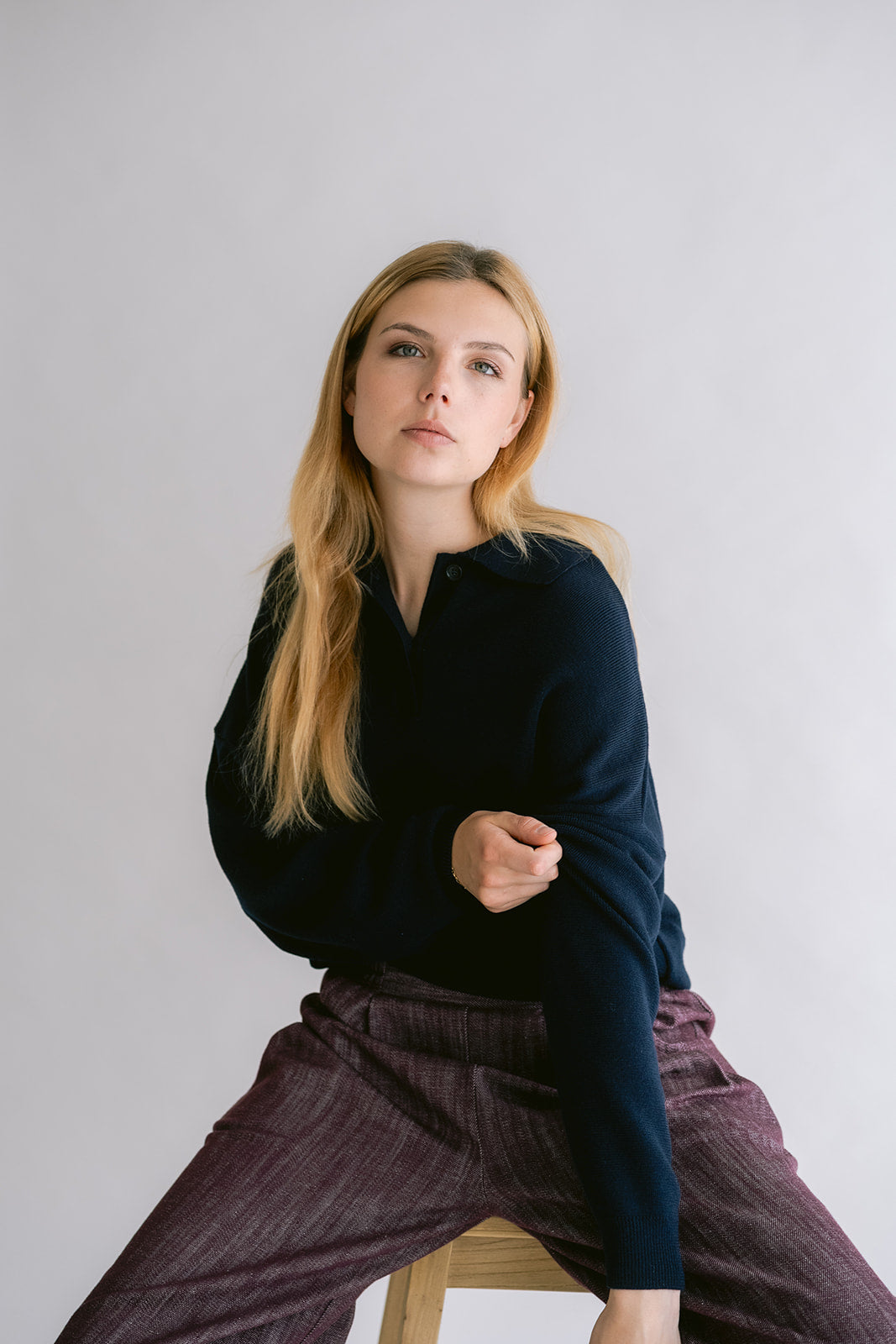 Leonie Polo Uni Navy
