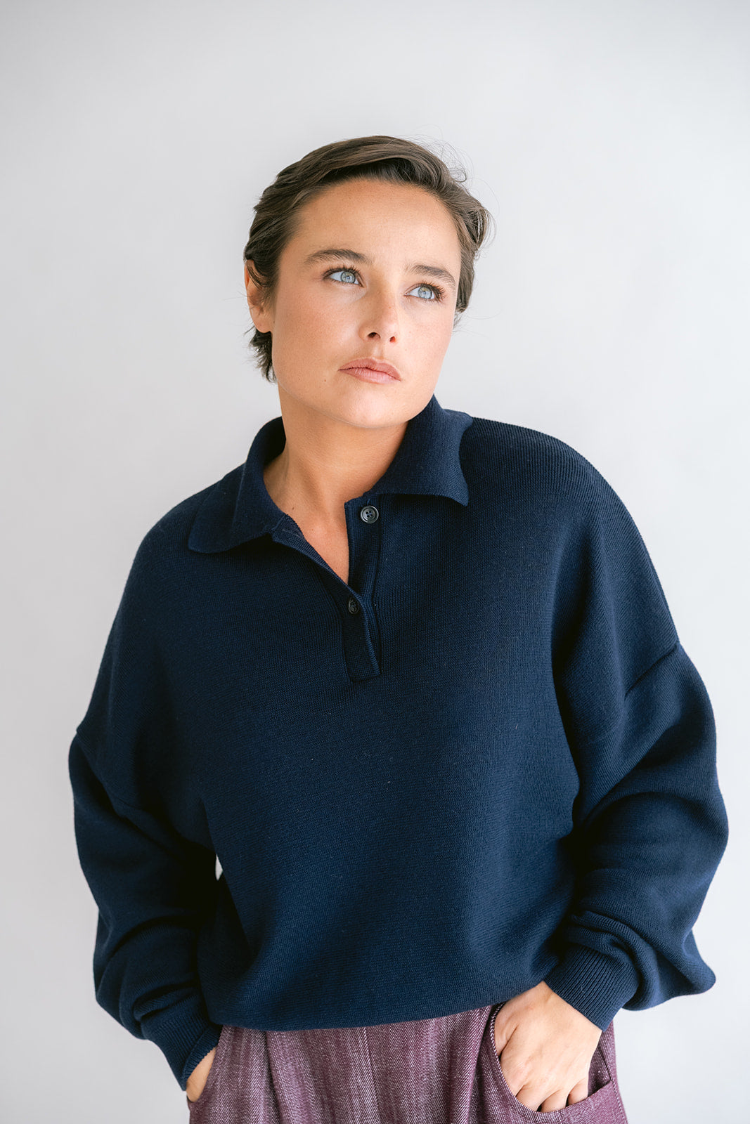 Leonie Polo Uni Navy