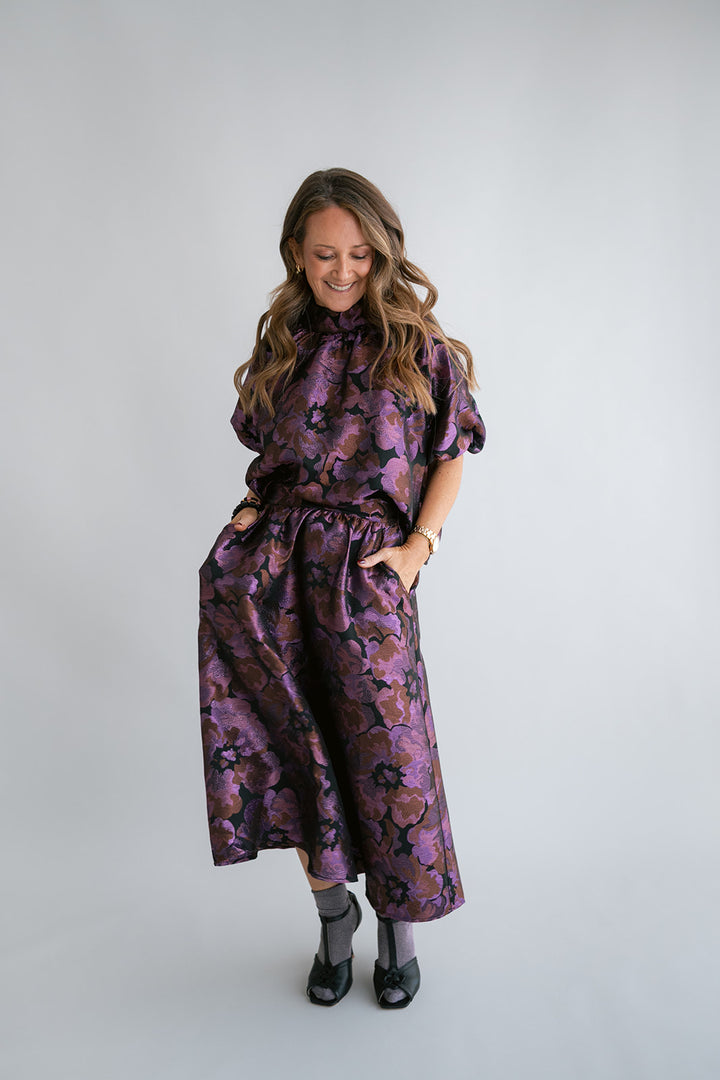 Mabel Blouse Party Fuchsia
